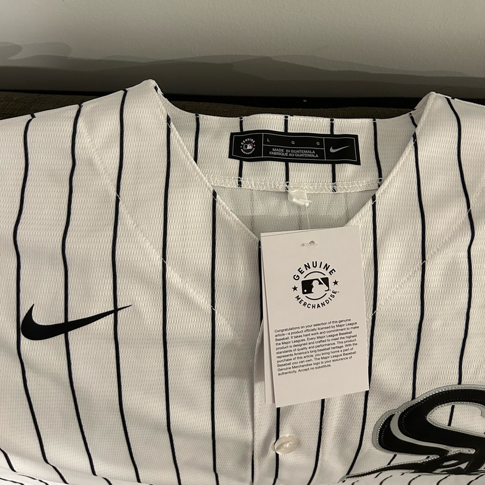 Nike Authentic Chicago White Sox MLB Baseball Jersey Pinstripe Men's Siz… - Picture 3 of 6